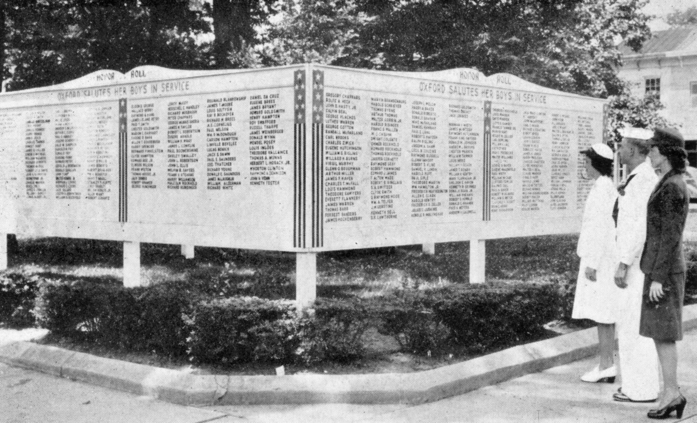 West Park Honor Boards WWII